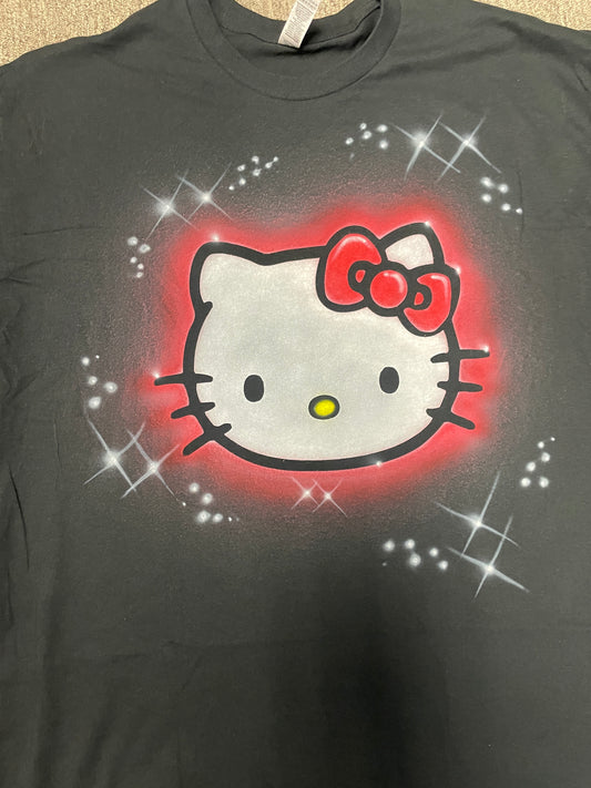 AIRBRUSHED HELLO KITTY FACE