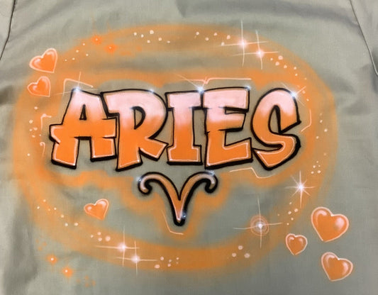 Aries Graffiti Airbrush Designs