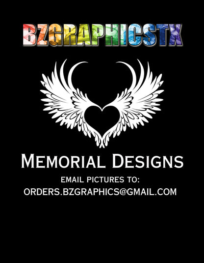 CUSTOM PRINTED MEMORIAL SHIRTS