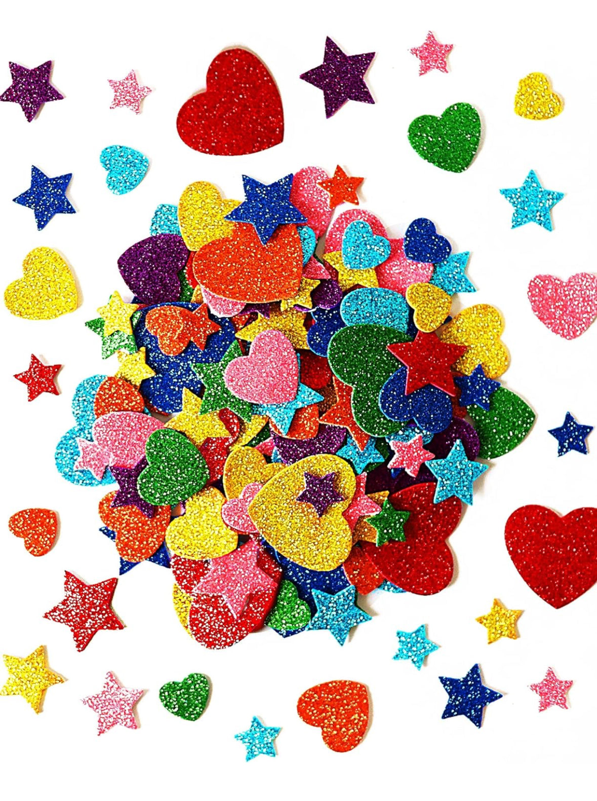 Glitter Hearts & Stars