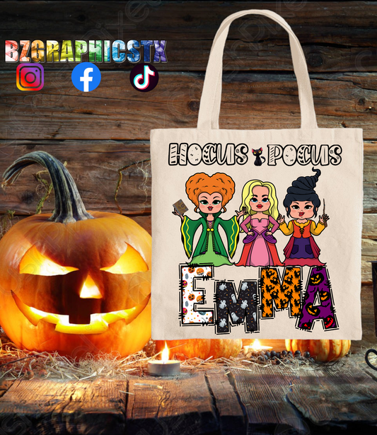 Hocus Pocus Candy Tote Bag