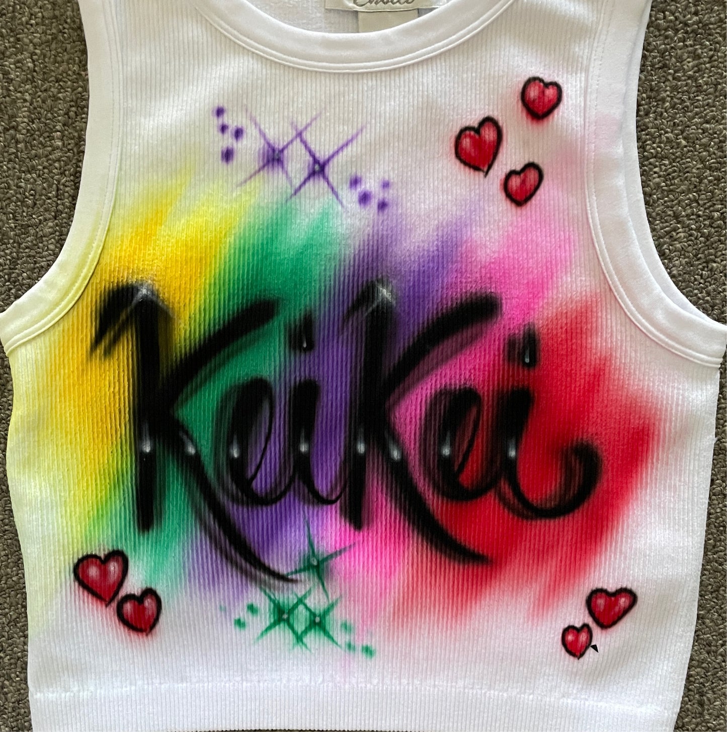 Multi Color Spray with Hearts & Sparkles